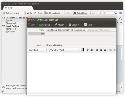 ubuntu email pic